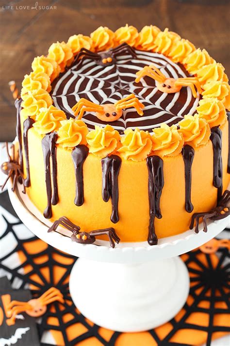 Spiderweb Chocolate Cake With Vanilla Frostingcountryliving Halloween