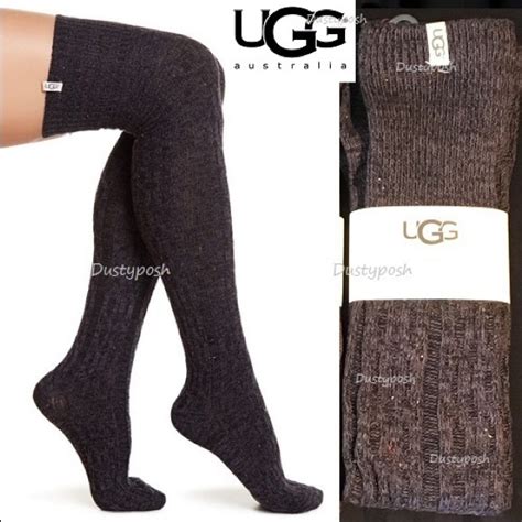 Ugg Accessories Ugg Over The Knee Socks Cable Thigh High Otk New Poshmark