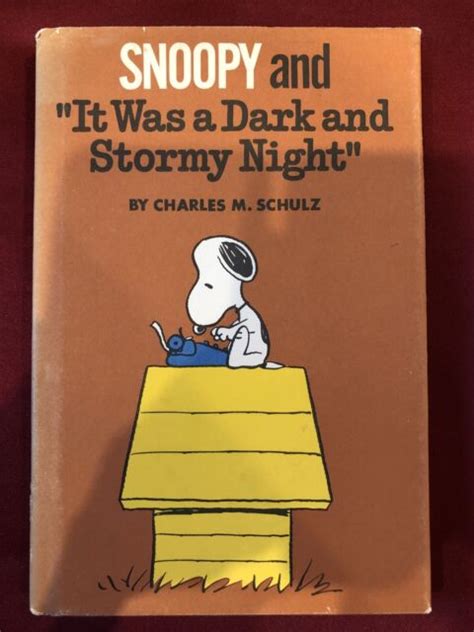 Snoopy And It Was A Dark And Stormy Night By Charles Schulz 1971