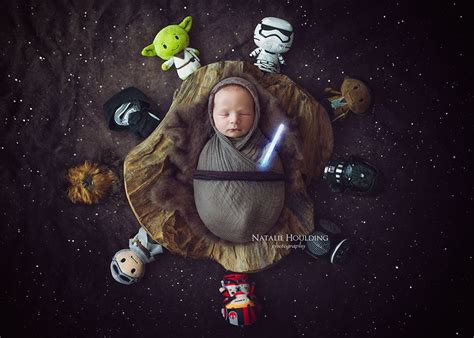 Star Wars Newborn Digital Backdrop Luke Skywalker Star Wars Baby