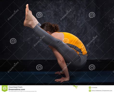 Beautiful Sporty Fit Yogi Girl Practices Yoga Stock Photo Image Of Asana Woman