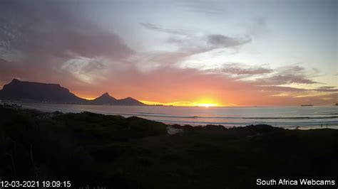 Table Mountain Sunset Time Lapse Youtube