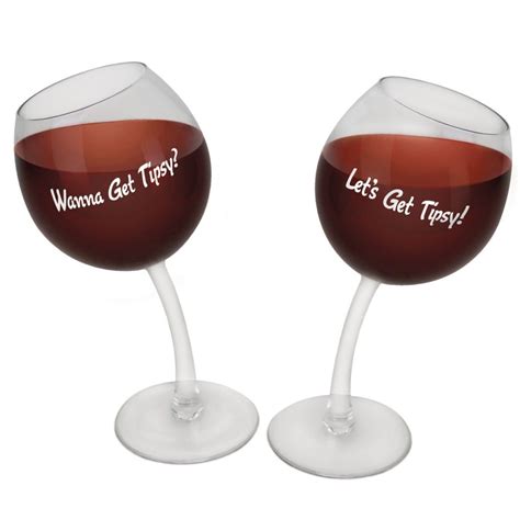 Tippsy Wine Glasses Tipsy Wine Glasses Novelty Wine Glasses Wine Glass Charms