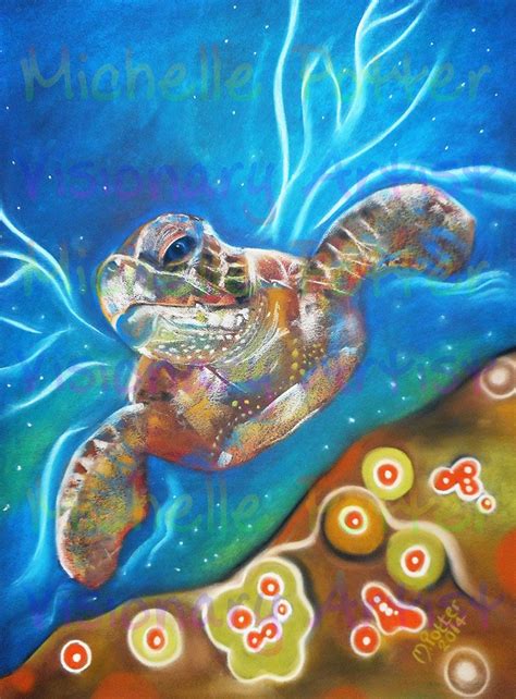 Sea Turtle Spirit Guide Drawing Spirited Art Spiritual Artwork Drawings