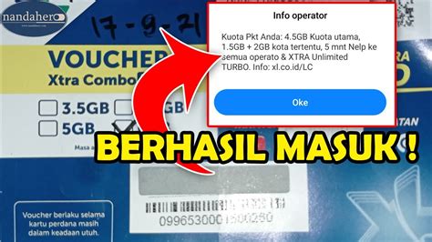 Cara Memasukkan Voucher Xl Combo Lite Jurnal Siswa