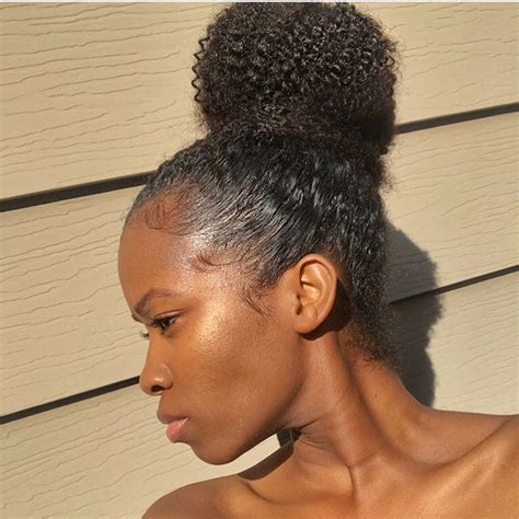 Messy Bun Hairstyles For Black Hair Hairstyle Guides