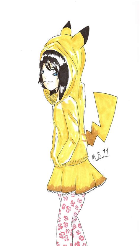 Random Pikachu Girl By Minamewulol On Deviantart
