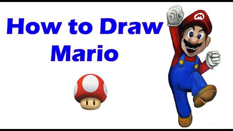 Subscribe for more easy cartoon characters to draw: How to Draw Mario w/ Step by Step - YouTube