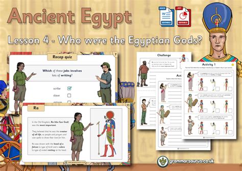 year 3 history ancient egypt who were the egyptian gods lesson 4 grammarsaurus