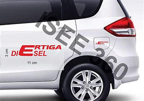 Isee 360 Ertiga Car Stickers And Graphics Exterior For Diesel Fuel Lid