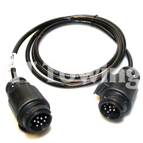 Identify the wires on your vehicle and trailer by function only. IFOR WILLIAMS 13 / 8 PIN EXTENSION LEAD