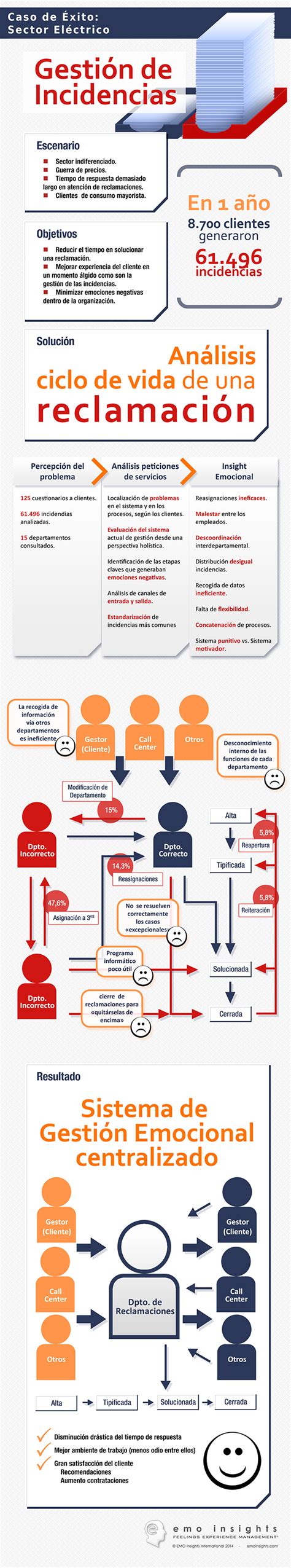Gestión De Incidencias Caso De éxito Infografia Infographic