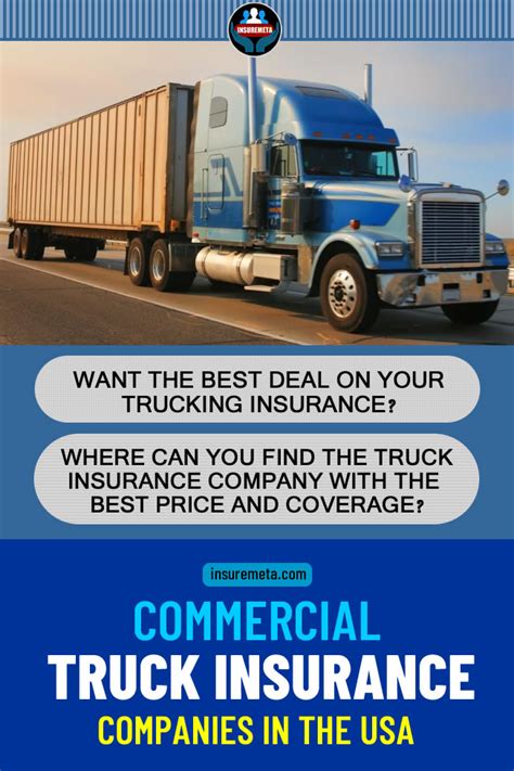 Get home and auto insurance quotes online or find a local agent. Commercial Truck Insurance Companies in USA • InsureMeta ...