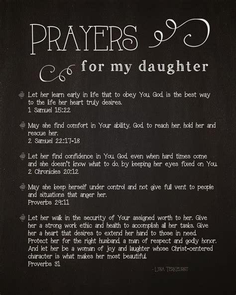 5 Prayers For My Daughter Free Printable Prayers For My Daughter