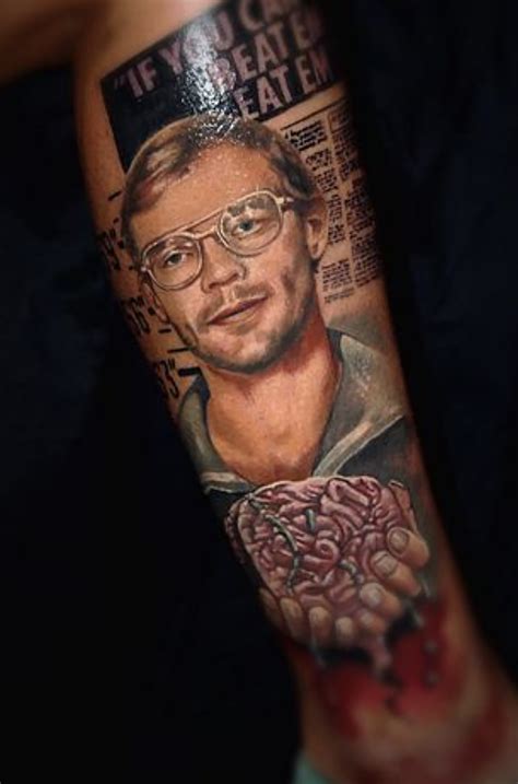 I Dont Regret My 2000 Ted Bundy Jeffrey Dahmer Tattoos Tattoo News