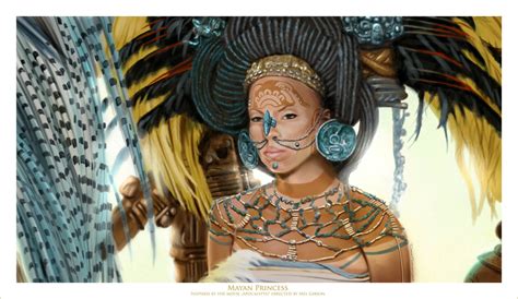 Illustration Mayan Princess