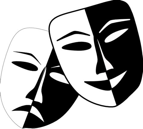 Theatre Masks Clip Art At Vector Clip Art Online Royalty