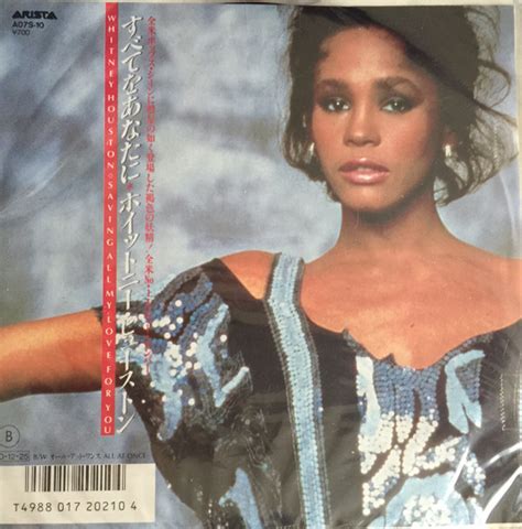 Whitney Houston Saving All My Love For You 1985 Vinyl Discogs