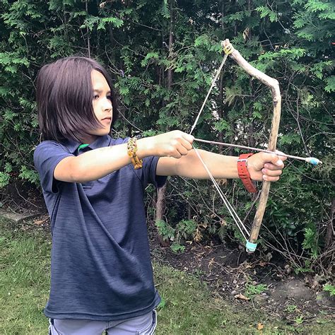 Showing children the amazing things they can build is one of the best ways to let them know just what they're capable of. DIY bow and arrow · Tiny Trash Can