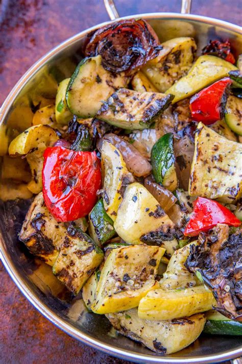 Balsamic Grilled Vegetables With Just A Hint Of Sweetness Grilled In A