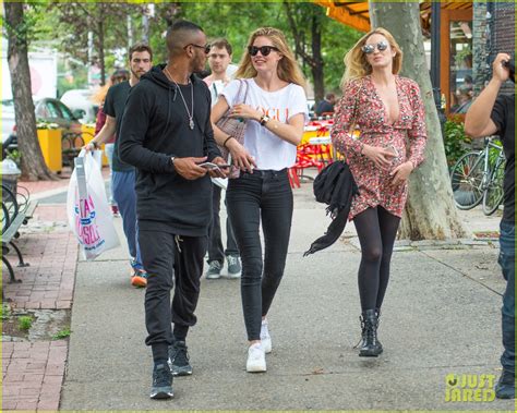pregnant candice swanepoel lunches with pal doutzen kroes photo 3674943 candice swanepoel