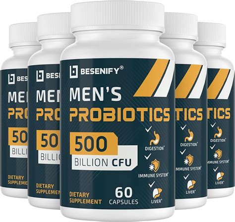 Besenify 500 Billion Cfus 12 Strains Probiotics Daily Probiotic Capsules 900