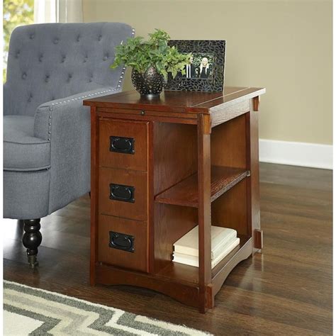 Powell Mission Oak Mission Oak Wood End Table In The End Tables