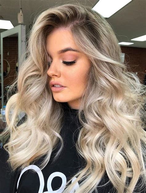 Hairstyles for girls, women, long hair, medium hair, easy hairstyles, party hairstyles, wedding hairstyles, prom hairstyles, beautiful hairstyles and other hairstyling tips for an elegant look. 49 Flirty white wavy hairstyle for long hair and medium ...