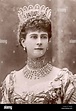 La reina María de TECK (1867-1953), esposa de Jorge V, 1900 Fotografía ...