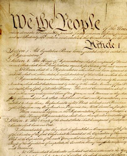 The United States Constitution Full Text Online Document