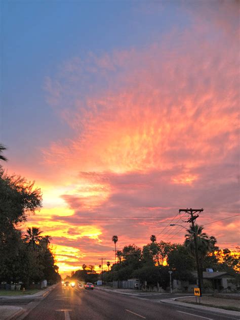 Phoenix Sunset Sunset In Phoenix Arizona Photograph By Lin Haring