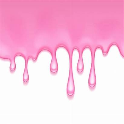 Dripping Pink Background Liquid Frosting Flow Vector
