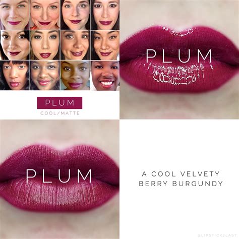 Plum LipSense Of 2017 Current Plum LipSense Collage Lipcolors2017