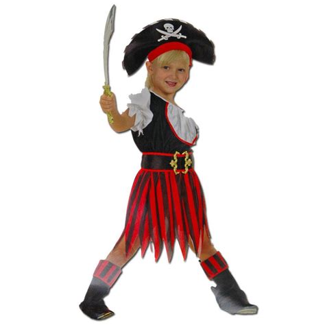 Fancy Dress Costume Girls Pirate Costume Ages 6 8 Pirate Girl