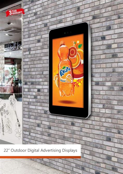 22 Inch Outdoor Digital Advertising Displays