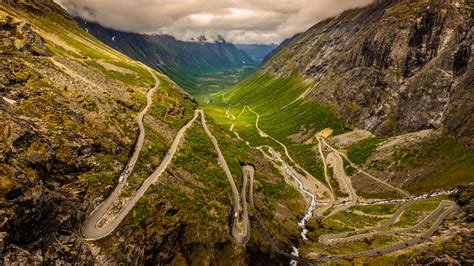 Trollstigen Serpentine Mountain Road Norway Backiee