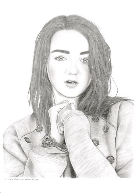 Maisie A4 Pencil Drawing Rdrawing