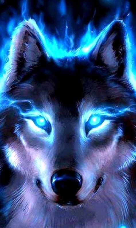 Glowing Wolf With Images Wolf Art Wolf Warriors Canine Art
