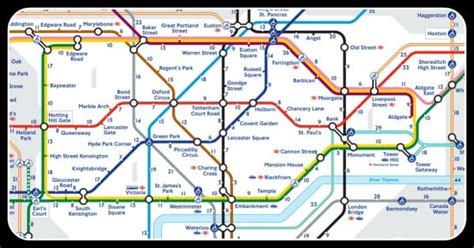 London Travel Card Zones 1 6 Map