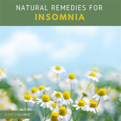 15 Natural Remedies For Insomnia Earth Clinic