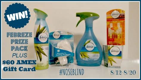 Ended Febreze Called Us Noseblind What Giveaway With 60 Amex