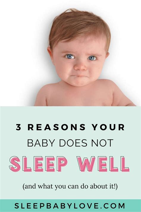 3 Reasons Why Your Child Is Not Sleeping Well Sleep Baby Love Sleep