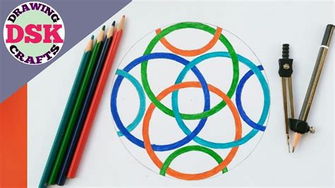Geometric Patterns Drawing With A Compass Geometric Drawing Using