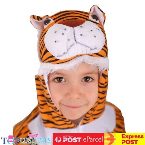 Tiger Costume Jumpsuit 0nesie Kids Animal Book Week Boys Girls Outfit