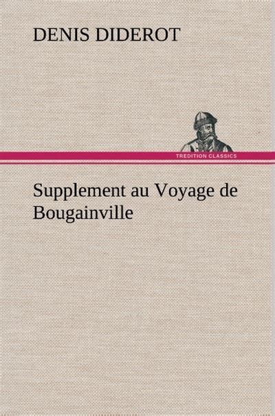 Supplement Au Voyage De Bougainville Broché Denis Diderot Achat