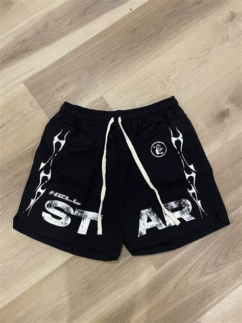 Streetwear Hellstar Nylon Shorts Black Size Xl Grailed