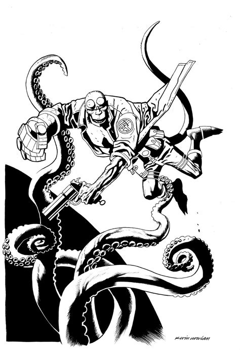 Hellboy Coloring Pages At Free Printable Colorings