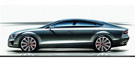 Audi A7 Sportback Elegant Sporty Proportions A Long Hood And