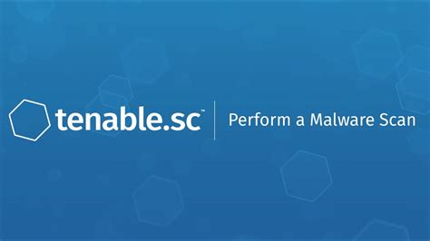 Perform A Malware Scan In Tenablesc Youtube