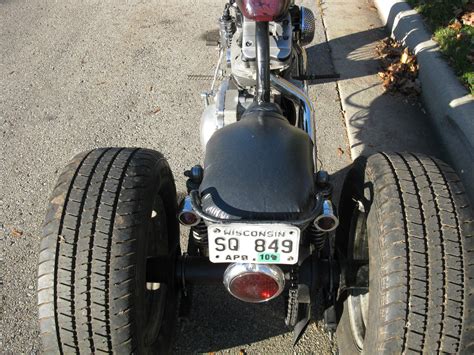 1990 Harley Davidson Sportster Trike Chopper Custom Rat Bike 1200cc 4 Speed